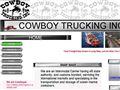 Cowboy Trucking Inc