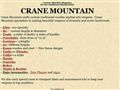 Crane Mountain Weapons
