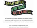 Great Divide Music Store