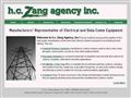 1953electric equipment manufacturers H C Zang Agency Inc