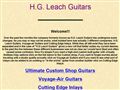 2080musical instruments dealers H G Leach Guitars