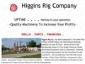 2176drilling and boring equip and supls whol Higgins Rig