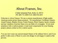 1664frames industrial manufacturers About Frames Inc