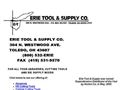 1520tools cutting wholesale Erie Tool and Supply Co