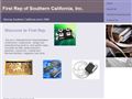 1745electronic equipment and supplies retail First Rep Of Southern Calif