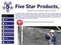 2237concrete prods ex block and brick mfrs Five Star Products Inc