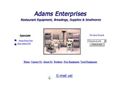 1225restaurant equipment and supplies retail Adams Enterprises