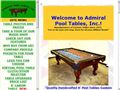 2275billiard equipment and supplies whol Admiral Pool Tables