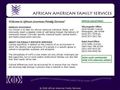 2058marriage and family counselors African American Family Svc