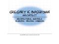 Gregory K Boghosian Architect