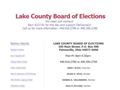 1241government offices county Lake County Election Board