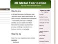 3 D Metal Fabrication