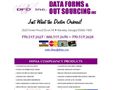 Data Forms and Out Sourcing