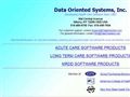 Data Oriented Systems Inc