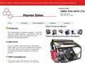 Haynes Sales Ind Equipment Co