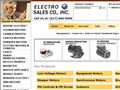 2380electric motors distributors Electro Sales Co Inc
