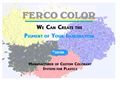 1746colors and pigments manufacturers Ferco Color Inc