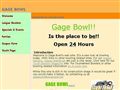 Gage Bowl Inc