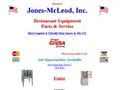 1476restaurant equipment repairing and svc Jones Mc Leod Inc