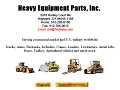 Heavy Equipment Parts