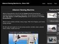 1945sewing machines industrialcoml whol Alberoni Sewing Machine Co